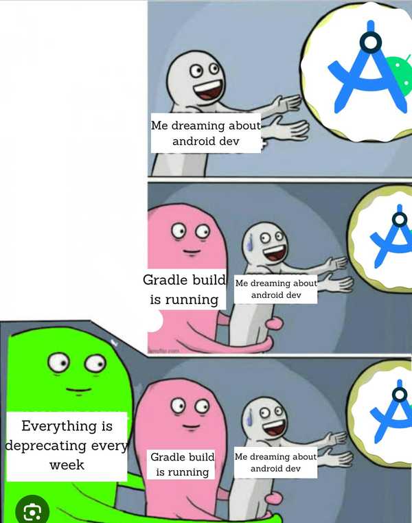 Gradle builds are temporary. Deprecating APIs are permanent 😬